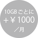 追加ストレージ料金