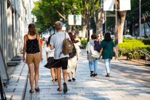 表参道　歩行者