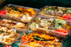 広島風お好み焼き　屋台