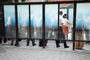 新橋駅前　喫煙所