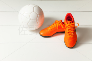 サッカーシューズとサッカーボール