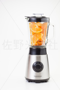 オレンジとミキサー
