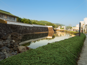 甲府城　堀　遊亀端