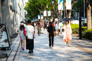 表参道　歩行者