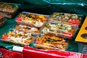 広島風お好み焼き　屋台