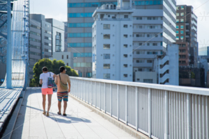 永代橋からの風景